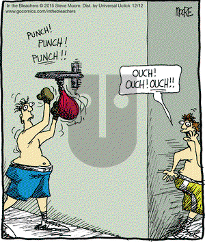 In the Bleachers on Saturday December 12, 2015 Comic Strip