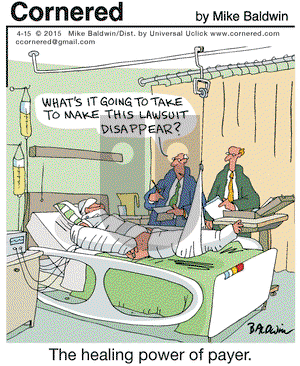 Cornered on Wednesday April 15, 2015 Comic Strip