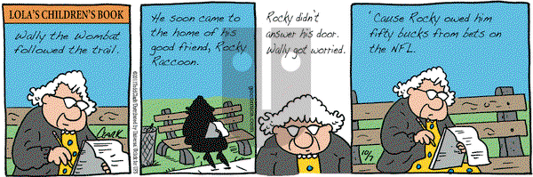 Lola on Friday October 7, 2011 Comic Strip