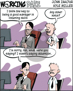 Working Daze on Monday August 18, 2003 Comic Strip