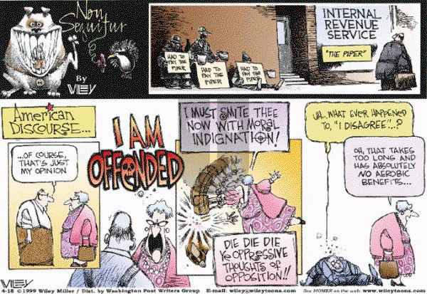 Non Sequitur on Sunday April 18, 1999 Comic Strip