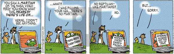 Over the Hedge on Saturday September 15, 2012 Comic Strip
