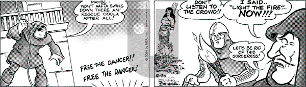 Alley Oop on Thursday December 30, 2004 Comic Strip
