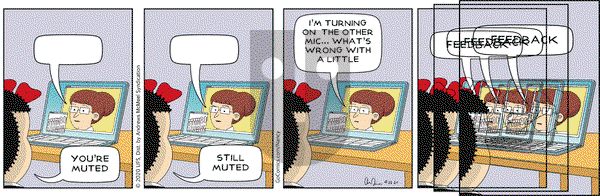 Nancy on Wednesday April 22, 2020 Comic Strip