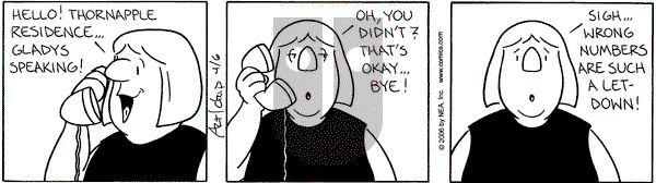 The Born Loser on Thursday April 6, 2006 Comic Strip