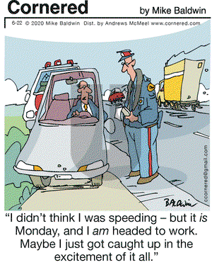 Cornered on Monday June 22, 2020 Comic Strip