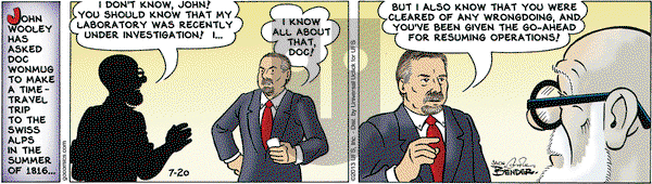 Alley Oop on Saturday July 20, 2013 Comic Strip