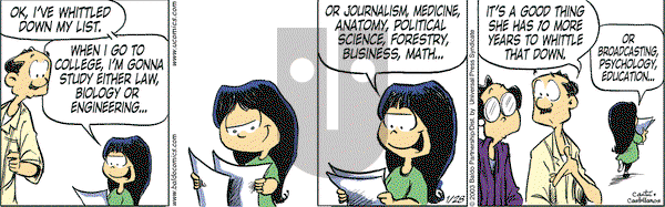 Baldo on Tuesday January 28, 2003 Comic Strip