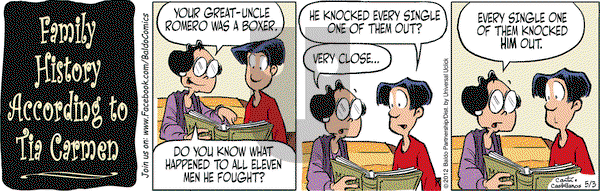 Baldo on Thursday May 3, 2012 Comic Strip