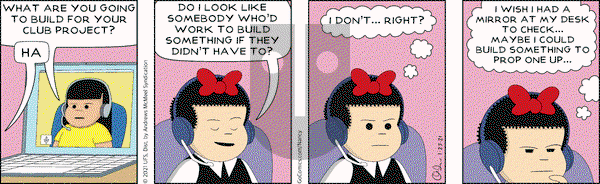 Nancy on Saturday January 23, 2021 Comic Strip
