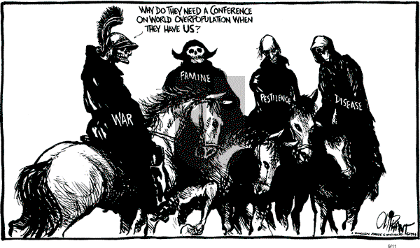 Pat Oliphant - Sunday September 11, 1994 Comic Strip