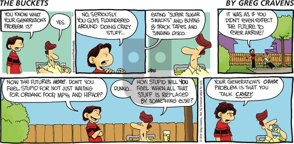 The Buckets on Sunday June 8, 2014 Comic Strip