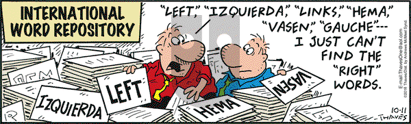 Frank and Ernest on Thursday October 11, 2018 Comic Strip