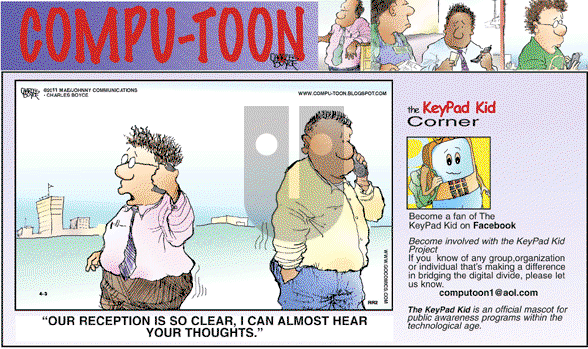 Compu-toon on Sunday April 3, 2011 Comic Strip