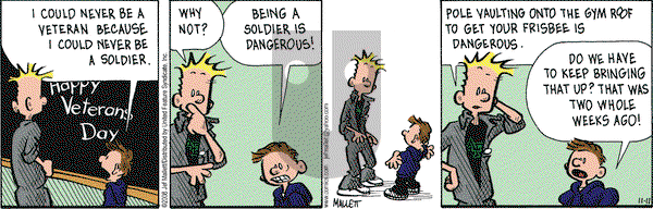 Frazz on Tuesday November 11, 2008 Comic Strip