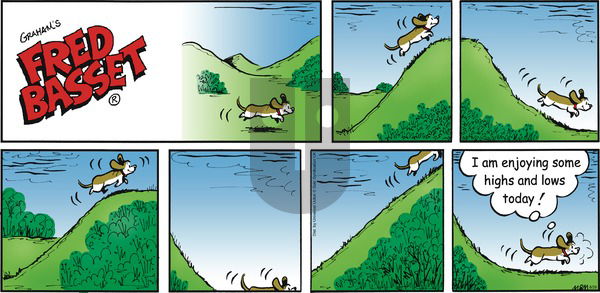 Fred Basset on Sunday August 28, 2016 Comic Strip