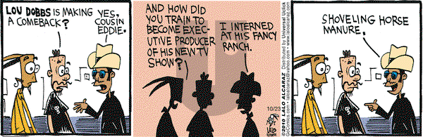 La Cucaracha on Saturday October 23, 2010 Comic Strip