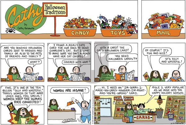 Cathy Classics on Sunday October 22, 2006 Comic Strip