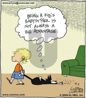 Kit 'N' Carlyle on Friday September 4, 2009 Comic Strip