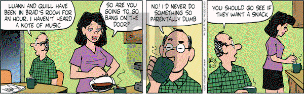 Luann on Monday August 23, 2010 Comic Strip