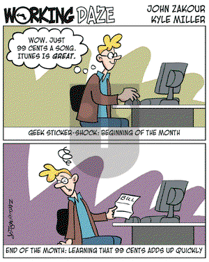 Working Daze on Monday June 5, 2006 Comic Strip