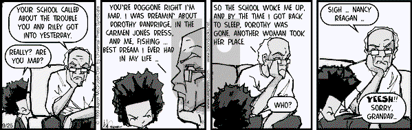 The Boondocks on Saturday April 28, 2007 Comic Strip