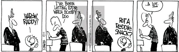 The Buckets on Tuesday August 12, 1997 Comic Strip
