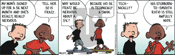 Frazz on Saturday August 6, 2016 Comic Strip