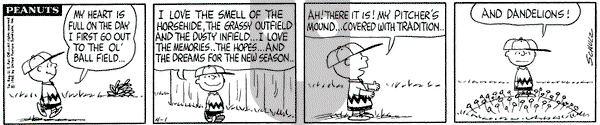 Peanuts on Thursday April 1, 1965 Comic Strip