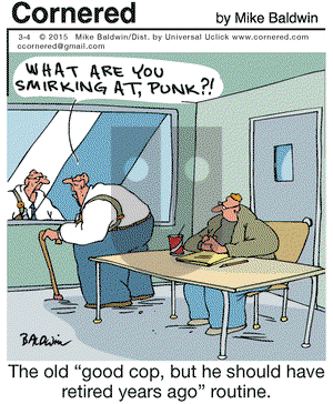 Cornered on Wednesday March 4, 2015 Comic Strip