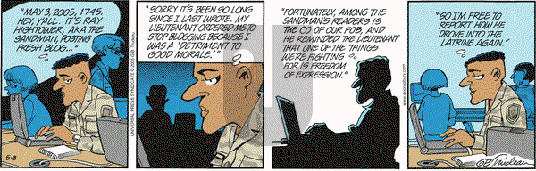 Doonesbury on Tuesday May 3, 2005 Comic Strip