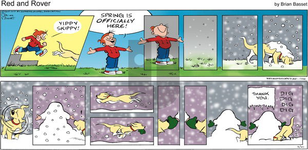 Red and Rover on Sunday March 21, 2021 Comic Strip