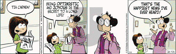 Baldo on Monday July 11, 2016 Comic Strip