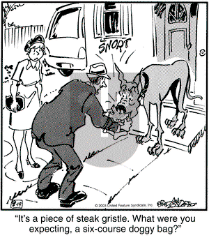 Marmaduke on Friday September 19, 2003 Comic Strip