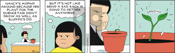 Nancy on Thursday April 3, 2025 Comic Strip