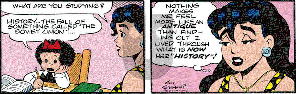 Nancy on Friday September 4, 2015 Comic Strip