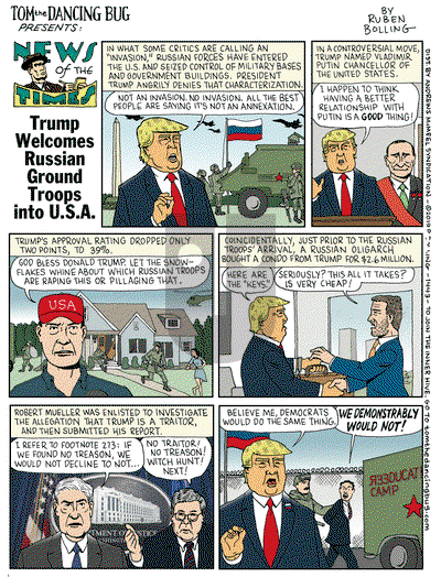 Tom the Dancing Bug on Monday June 17, 2019 Comic Strip