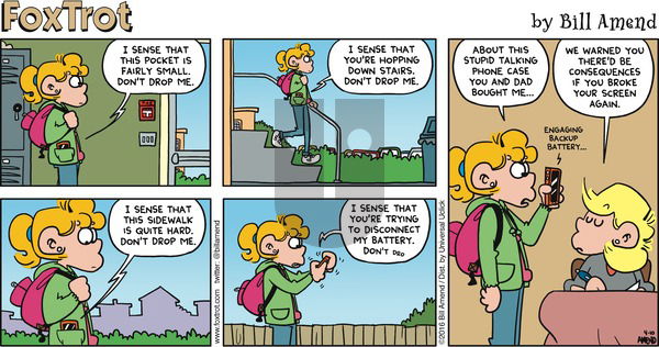 FoxTrot on Sunday April 10, 2016 Comic Strip