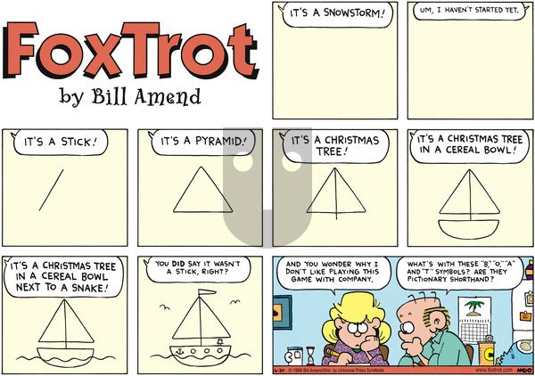 FoxTrot on Sunday June 20, 1999 Comic Strip