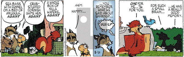 Over the Hedge on Monday August 31, 2009 Comic Strip