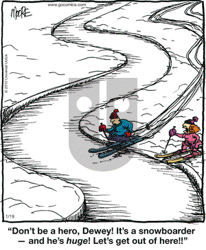 In the Bleachers on Tuesday January 19, 2010 Comic Strip