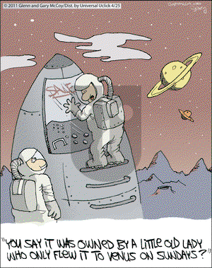 The Flying McCoys on Monday April 25, 2011 Comic Strip