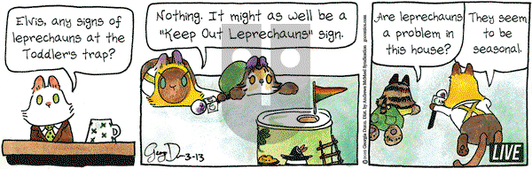 Breaking Cat News on Wednesday March 13, 2019 Comic Strip