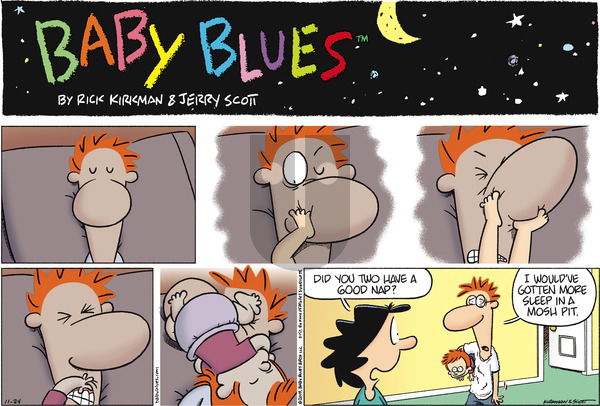 Baby Blues on Sunday November 24, 2019 Comic Strip