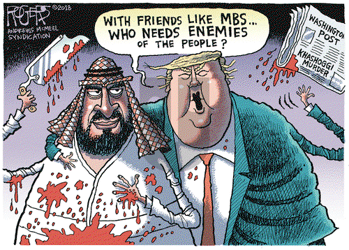 Rob Rogers on Thursday November 29, 2018 Comic Strip