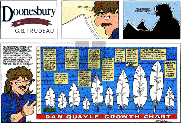 Doonesbury on Sunday October 18, 1992 Comic Strip