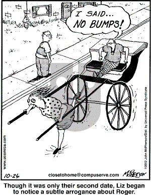 Close to Home - Saturday October 26, 2002 Comic Strip
