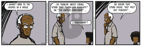 The Boondocks on Monday June 16, 2003 Comic Strip