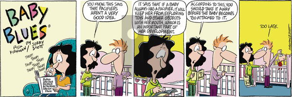 Baby Blues on Sunday September 23, 1990 Comic Strip