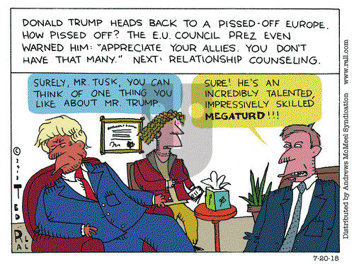 Ted Rall on Friday July 20, 2018 Comic Strip